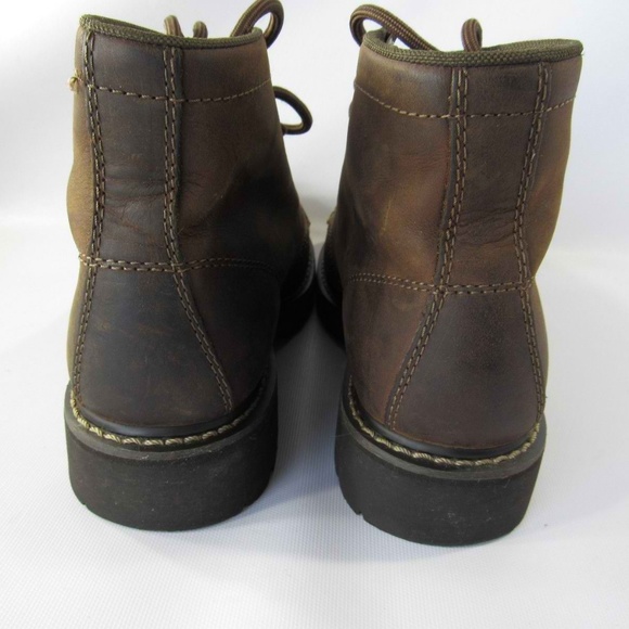 BASS Size 8 Brown Lace Up Ankle Boots Mens R4A17 main image 5